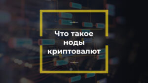 Что такое ноды криптовалют